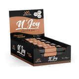 Indulgent N'Joy Protein Bar in Chocolate & Caramel flavor, providing a perfect balance of protein and taste.