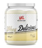 Smooth and creamy XXL Nutrition Whey Protein in Vanilla flavor, supporting your fitness and nutrition goals.