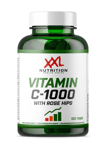 Vitamin C with Rose Hip by XXL Nutrition, boosting immune support and antioxidant protection.